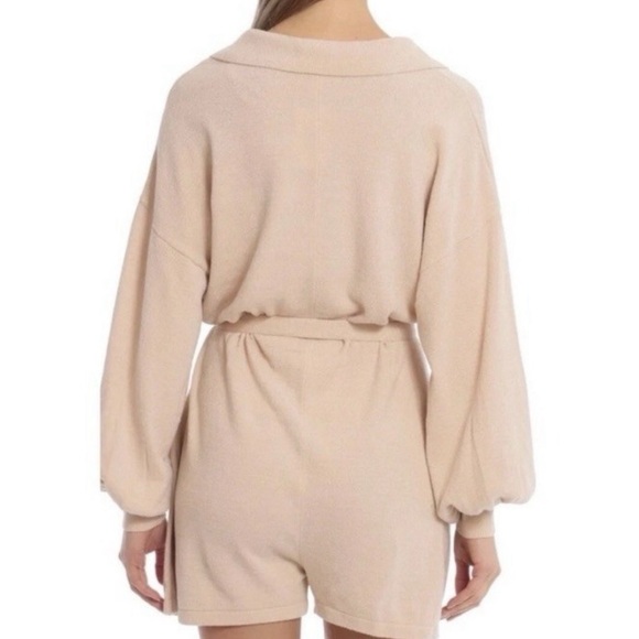 Avec Les Filles Light Pink Button-Up Jumpsuit - Picture 8 of 13